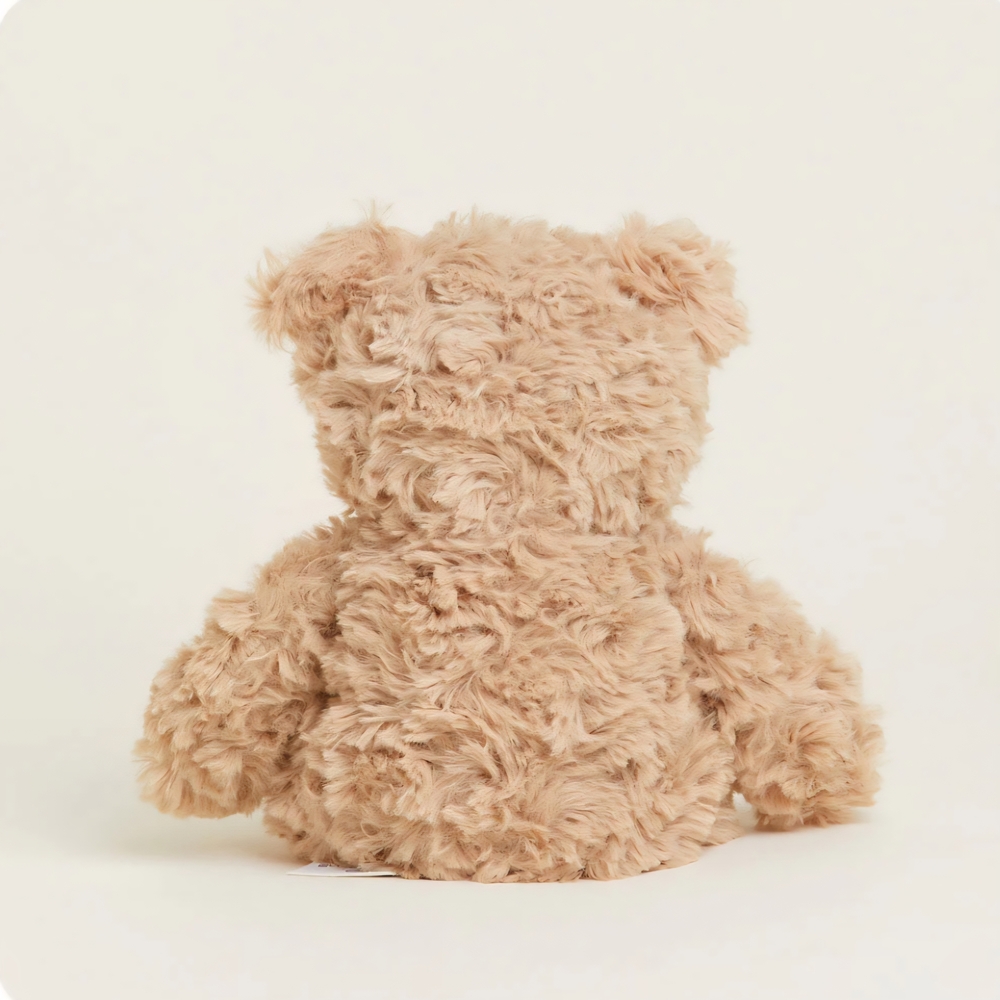 Warmies Brown Curly Bear Junior - Picture 5 of 14
